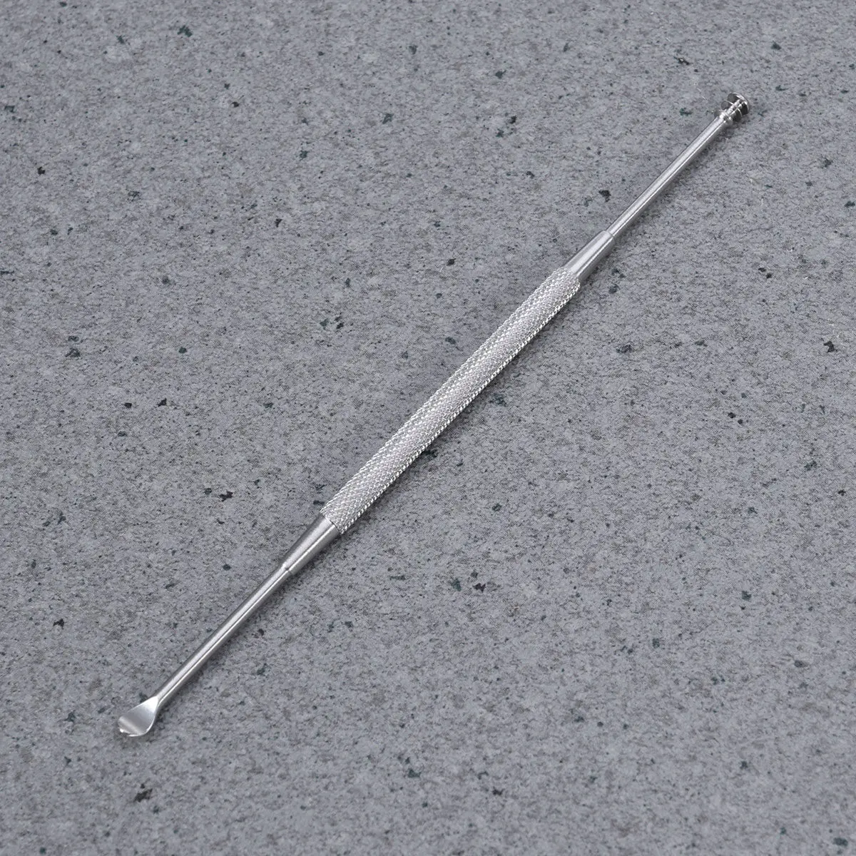 Silver Spiral Stainless Steel Ear Pick Double-Ended Ear Wax Remover Tool Curette for Deep Cleaning Lightweight