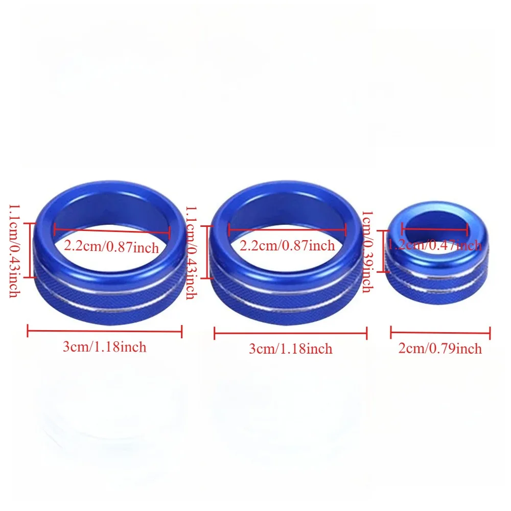 Car Volume Air Conditioning Knobs Audio Control Knob Modify Decoration Ring AUTO Button For BMW 1 2 3 3GT 4 Series X1 2016-2019