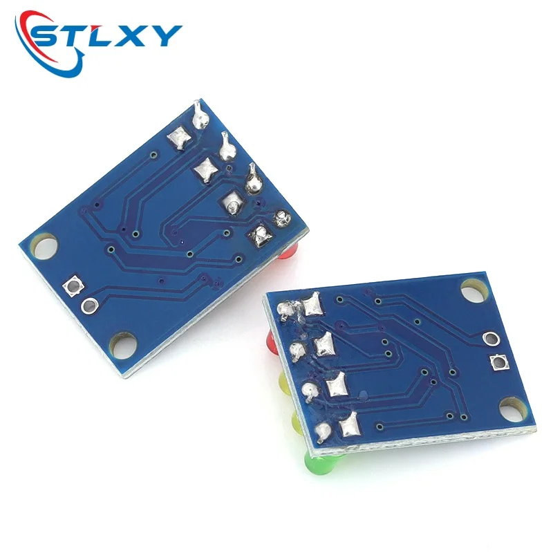 Stlxy XD-82B 4-Digit Battery Indicator LED Lights, 12V Battery Level Indicator Module, 4 Paragraph, Onboard