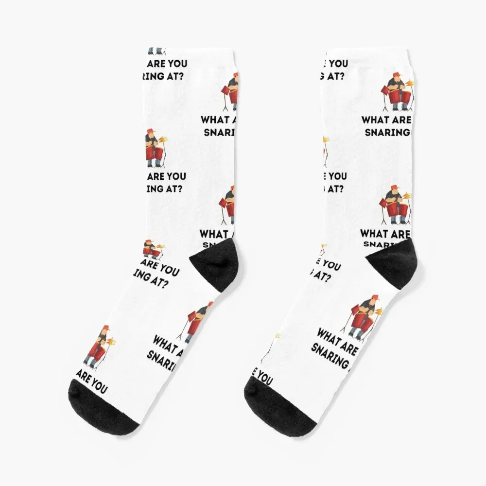 

funny drummer gi Socks New year's warm winter Socks For Women Men's