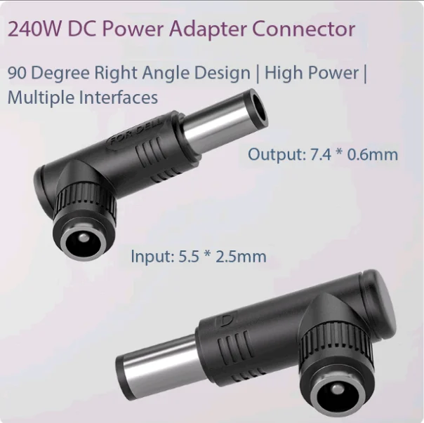Laptop DC adapter 240W high power HP Dell Lenovo 5.5*2.5 Asus Microsoft MSI Razer