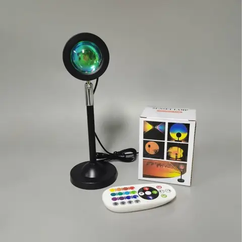 Sunset Lighting Ambient Projection Night Light for home décor, relaxing lighting in bedroom and living room