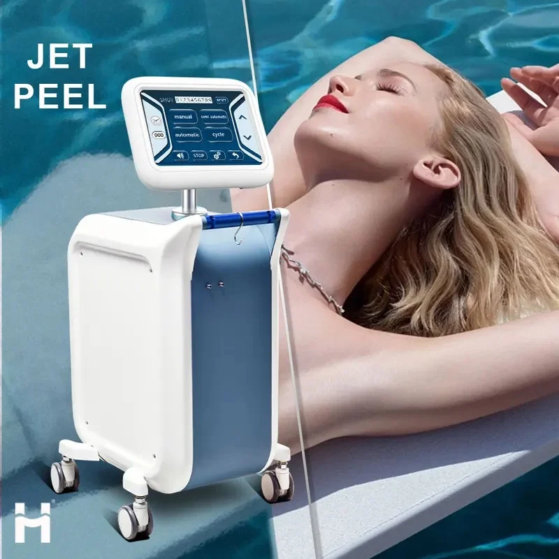 New 6 In 1 Portable Beauty Water Oxygen Jet Peel Facial Machine Skin Remover For Face Whitening Moisturizing O2toderm