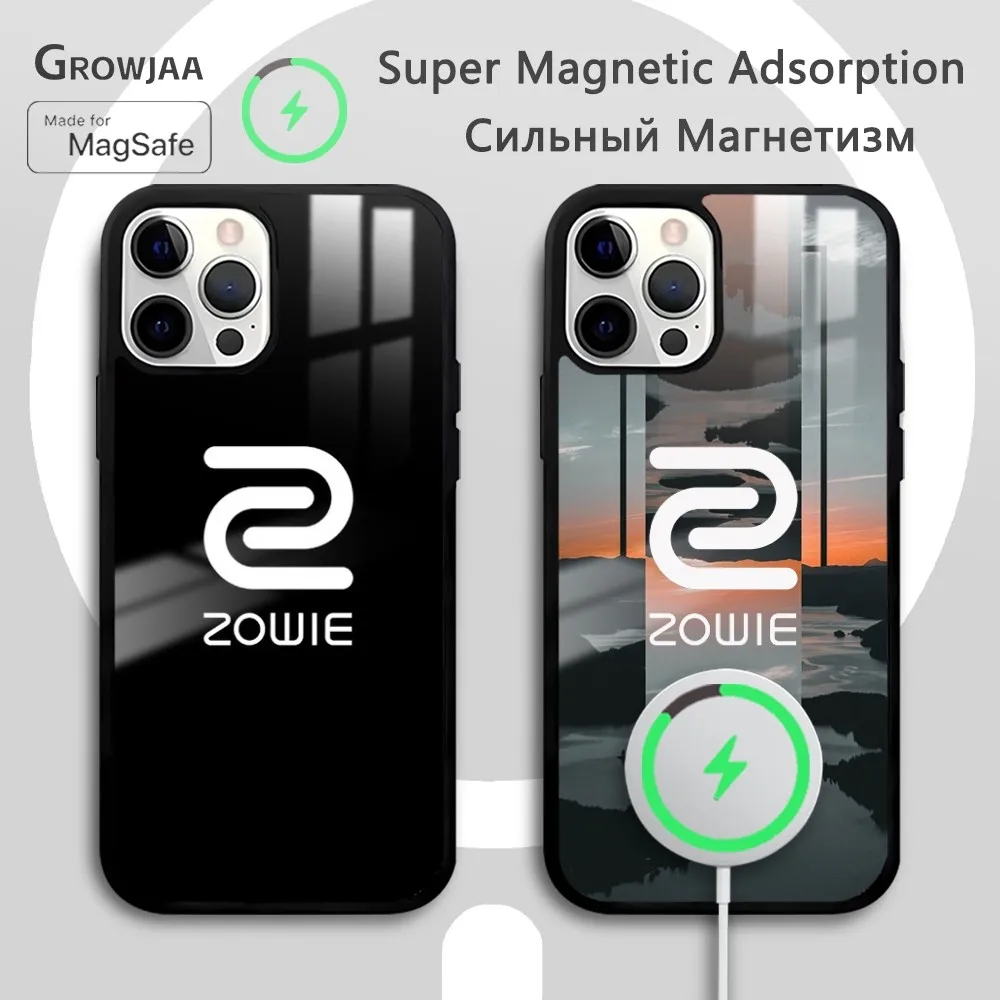 

Z-ZOWIEES Game lover Phone Case For iPhone 16 15 14 13 12 11 Pro Max Plus Mini New Magsafe Mirror Wireless Magnetic Cover