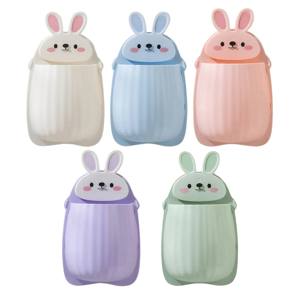 5pcs-non-drilling-wall-storage-box-organizer-multifunctional-hanging-containers-for-bathroom-kitchen-bedroom-office-remote