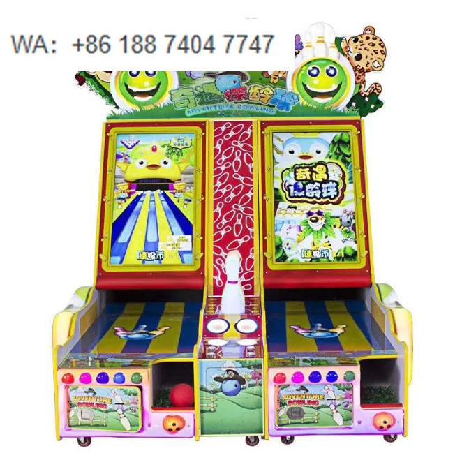 Bowling Machine Cricket Bowling Simulator Game Machine Happy Coin Operated Games Electronic Children's Bowling Machine