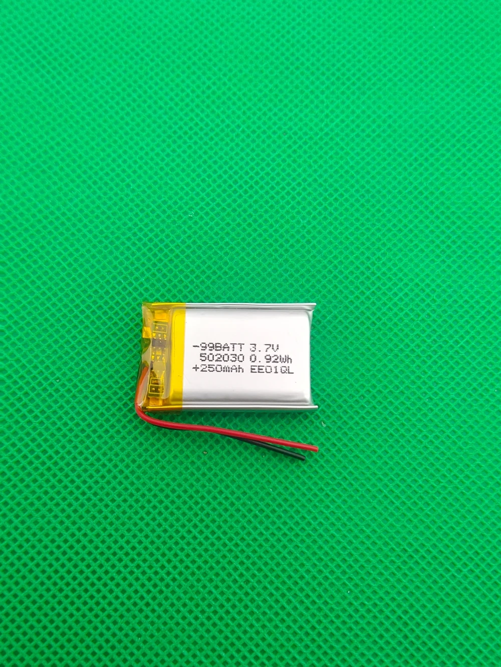 Rechargeable Lithium Polymer Battery 502035 300mAh 502030 250mAh 502025 200mAh 501035 130mAh 501030 110mAh 501025 120mAh Li‑po