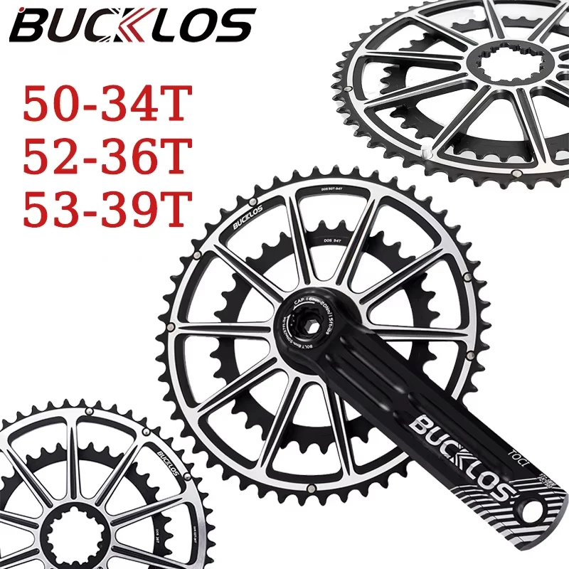 

BUCKLOS Bike Chainwheel for GXP 50-34T 52-36T 53-39T Bicycle Chainring for Sram 8S 9S 10S 11S Gravel Road Bike Cycling Parts