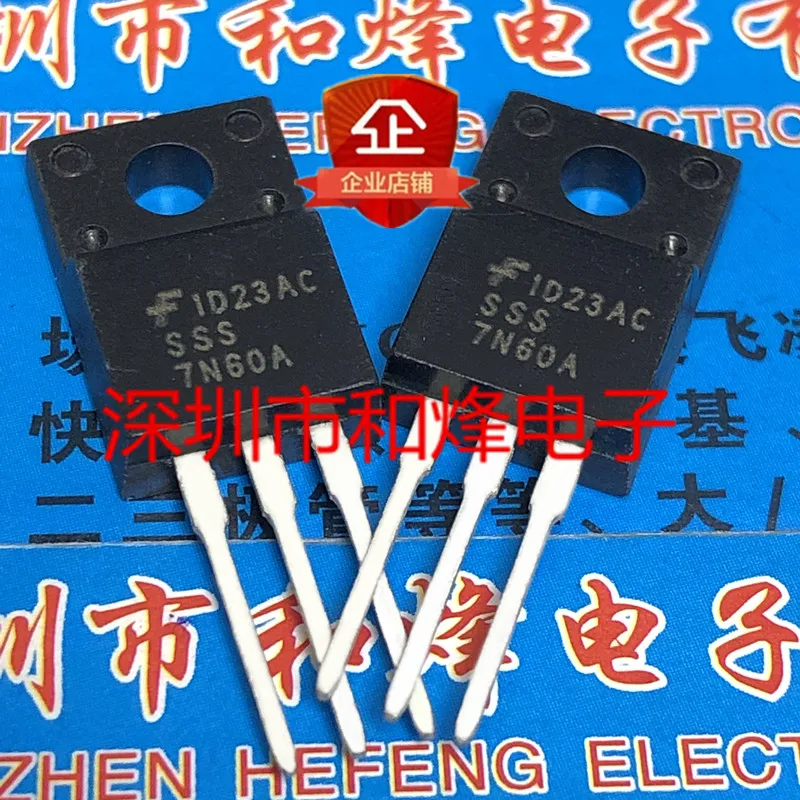 5PCS-10PCS SSS7N60A   TO-220F 600V 4A    New And Original On Stock