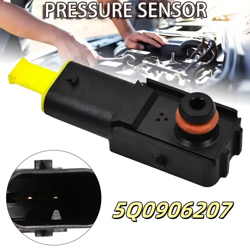 

1Pcs Car Brake Booster Pressure Sensor For Audi Volkswagen Seat Skoda 5Q0906207 829006 Automobiles Sensors Car Accessories