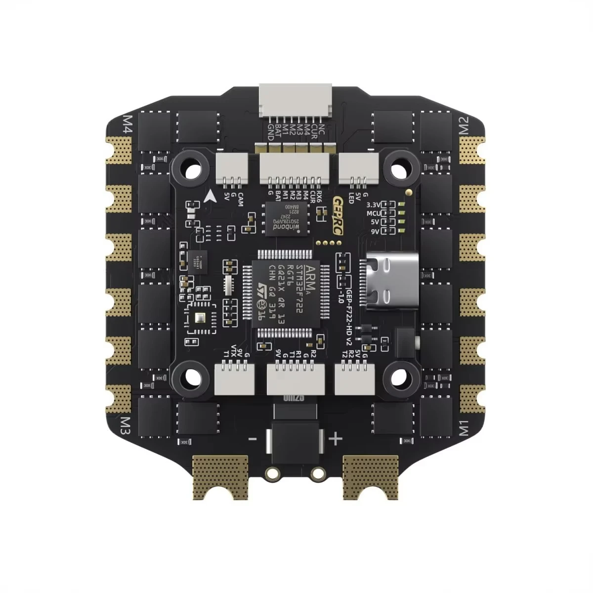GEPRC TAKER F722 BLS 80A V2 STACK 4IN1 ESC Flight Controller Data Analyze Record Flight Data Plug Play Racing FPV Drone