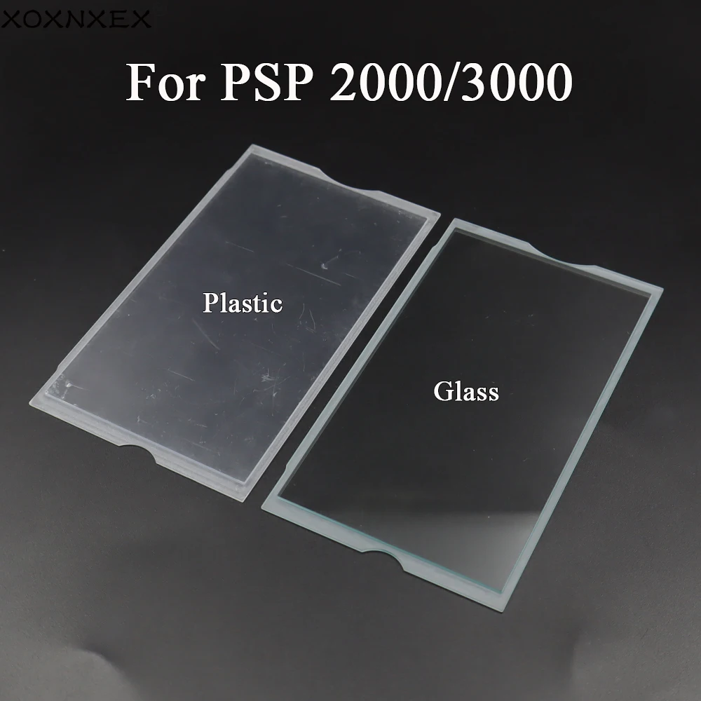 XOXNXEX 1 Stück Glas-Kunststoff-Linsen-Spiegelabdeckung für SONY PSP2000 PSP 3000 Bildschirm-Linsenschutzabdeckung / klar