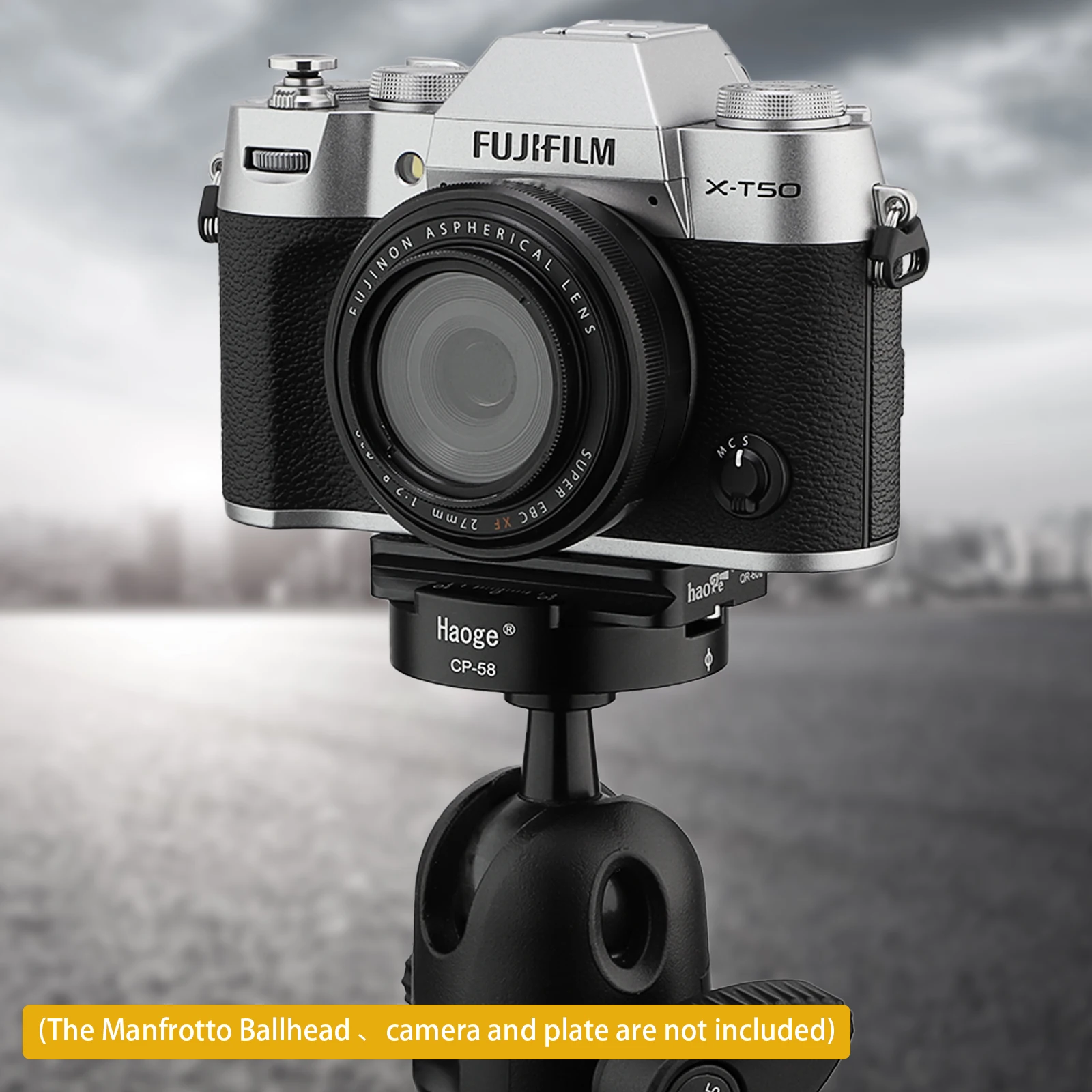 Haoge-محول كومبو Boss مع مشبك سريع التحرير متوافق مع Arca-Swiss ، 58 مللي متر ، بديل لحامل ثلاثي القوائم