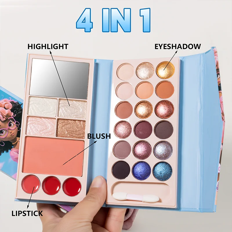 26-color explosive multi-function all-in-one makeup palette matte pearlescent eyeshadow blush contour high gloss makeup