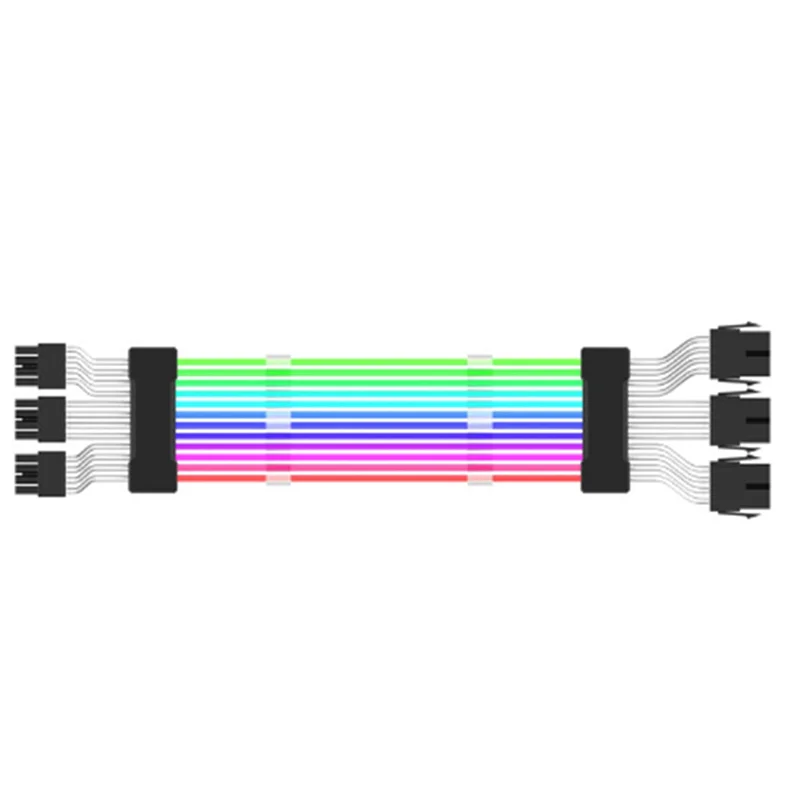 ARGB إمدادات الطاقة تمديد كابل الحبل اللوحة الأم RGB تمديد كابل للكمبيوتر-POS