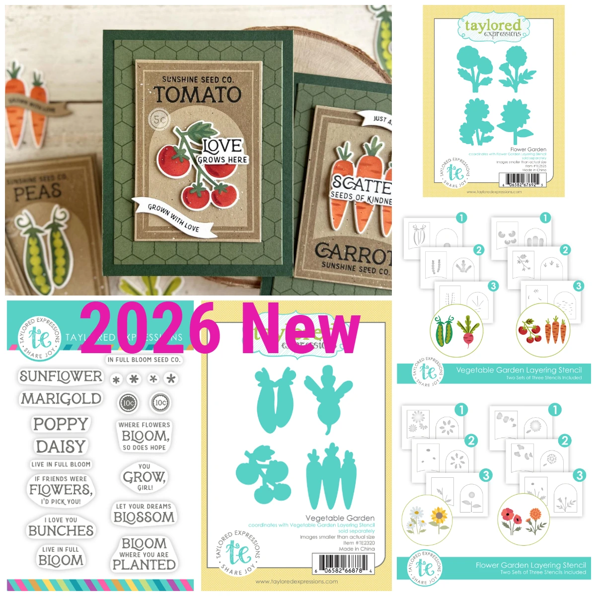 

New Vegetable Garden Metal Cutting Dies and Clear Stamps Scrapbooking Craft Supplies DIY Make Photo Album Mould Embossing Die