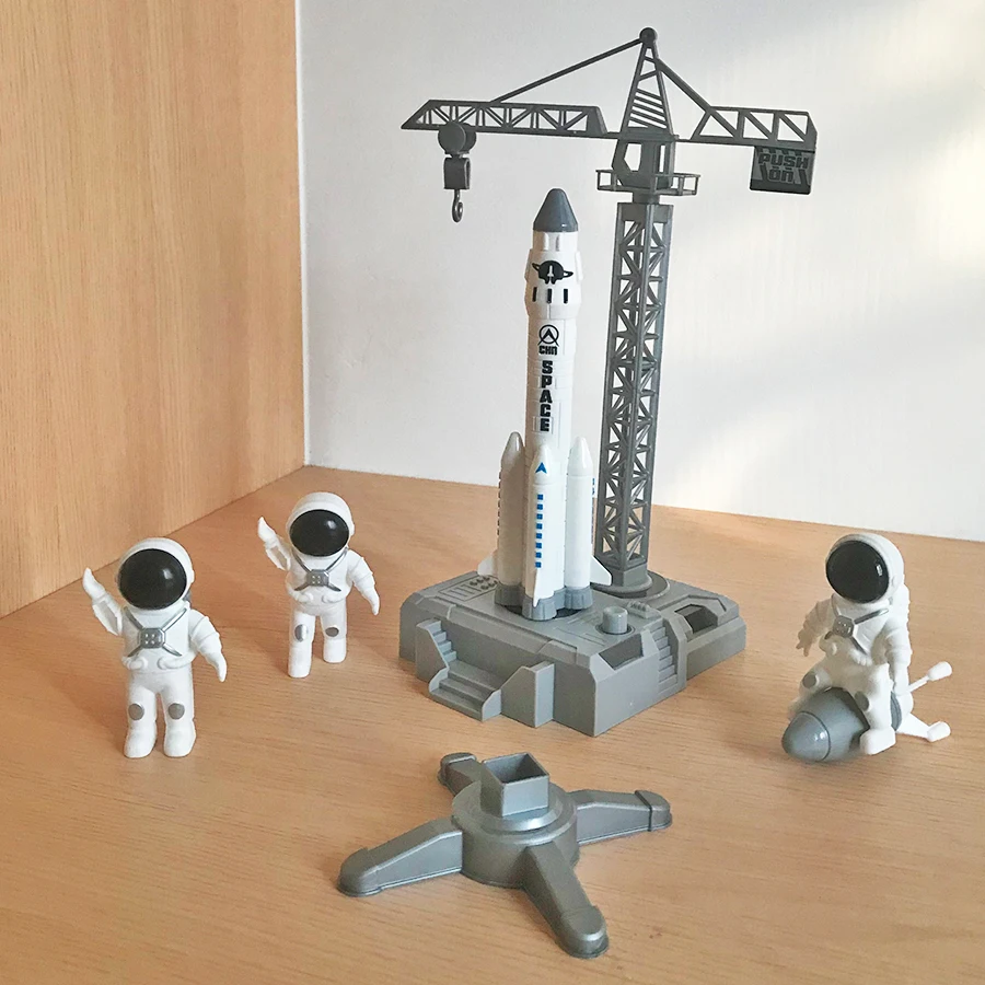 

Aircraft Rocket Launch Pad (Capable of Launching) Children's Toy Spacecraft Model New Year's Holiday Gift