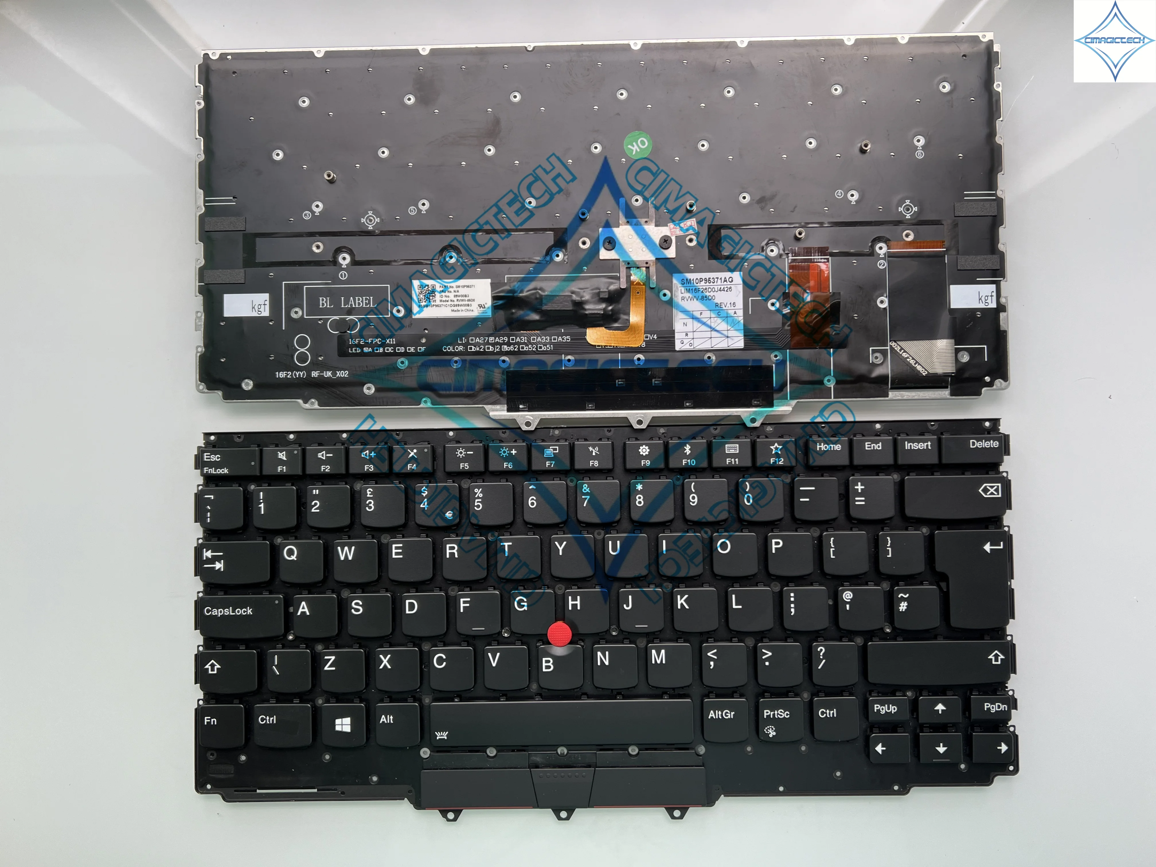 Backlit Keyboard for Lenovo ThinkPad X1 Yoga 2nd 3rd Gen