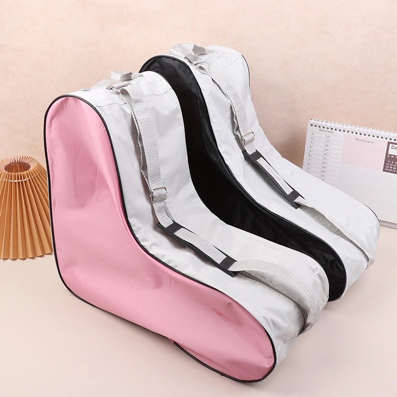 휴대용 롤러 스케이트 가방 아이스 스케이트 가방 대용량 통기성 어린이 인라인 스케이트 가방 스케이트 보관 가방 스케이트 신발 가방