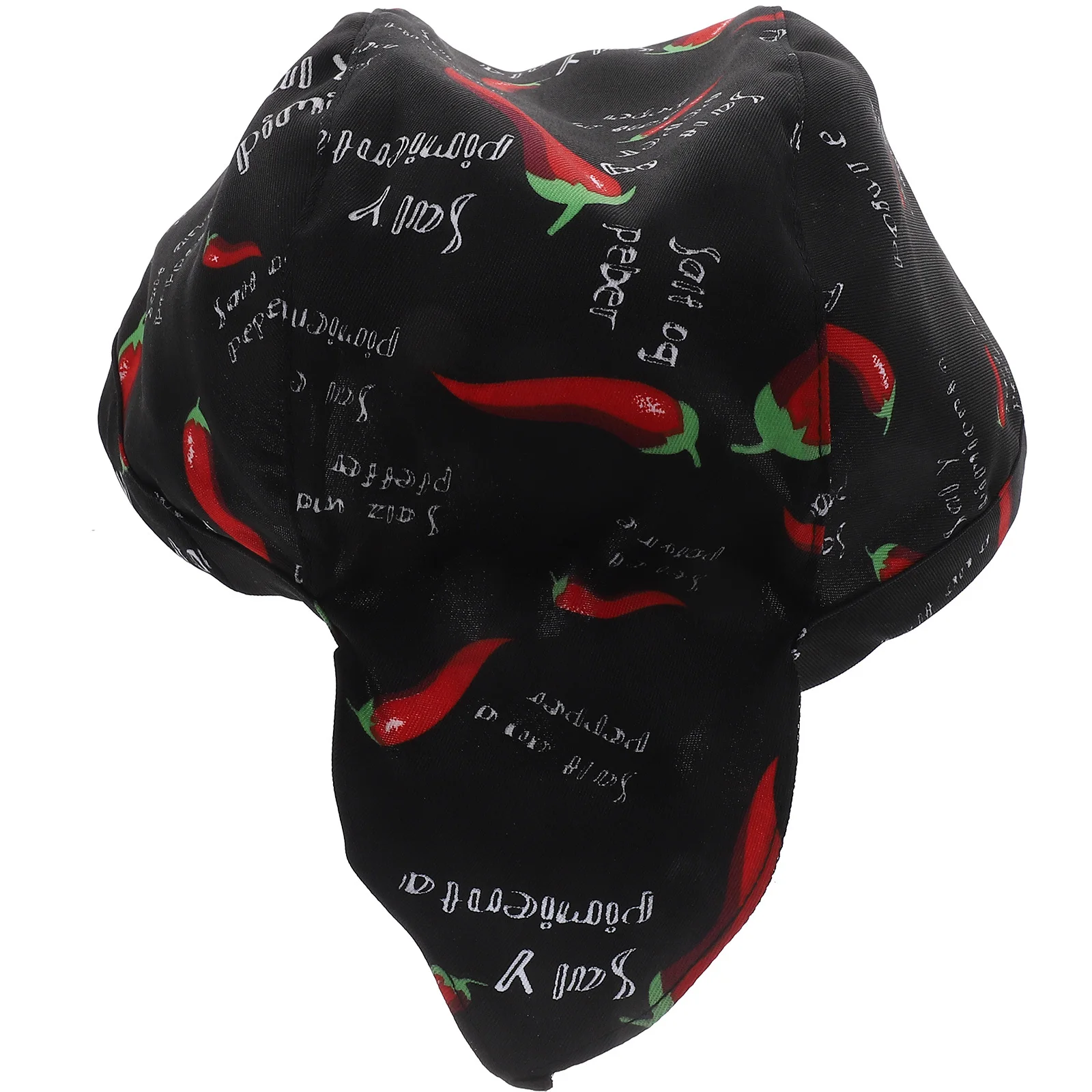 หมวกเชฟดีไซน์ Chili หมวกครัว สวมใส่สบาย ระบายอากาศดี ซับเหงื่อ เหมาะสำหรับทำอาหาร ทำงานในร้านอาหาร หมวกครัว หมวกเชฟ