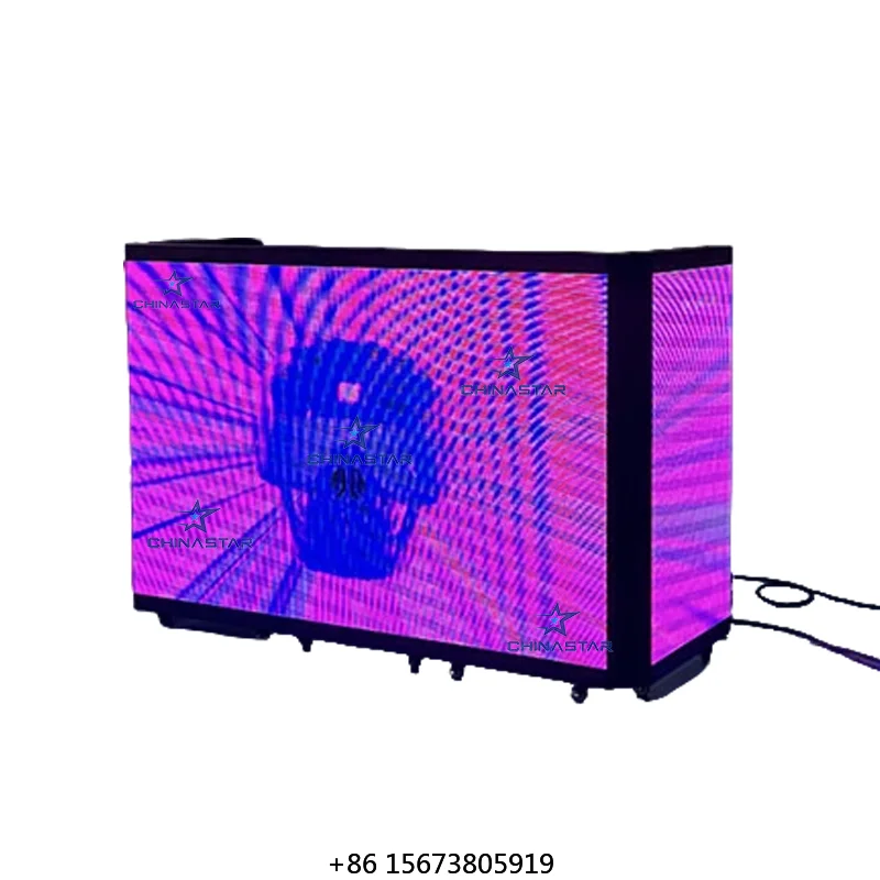 

Fully Folding Wedding Stage Dj Booth Led Screen Rental Outdoor Foldable Dj Booth Portable for Sale