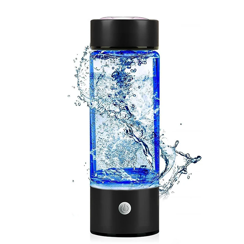 Frascos De viaje purificador De Agua De vidrio Botella inteligente alcalina Botella De Agua moda filtro para senderismo al aire libre Botella inteligente