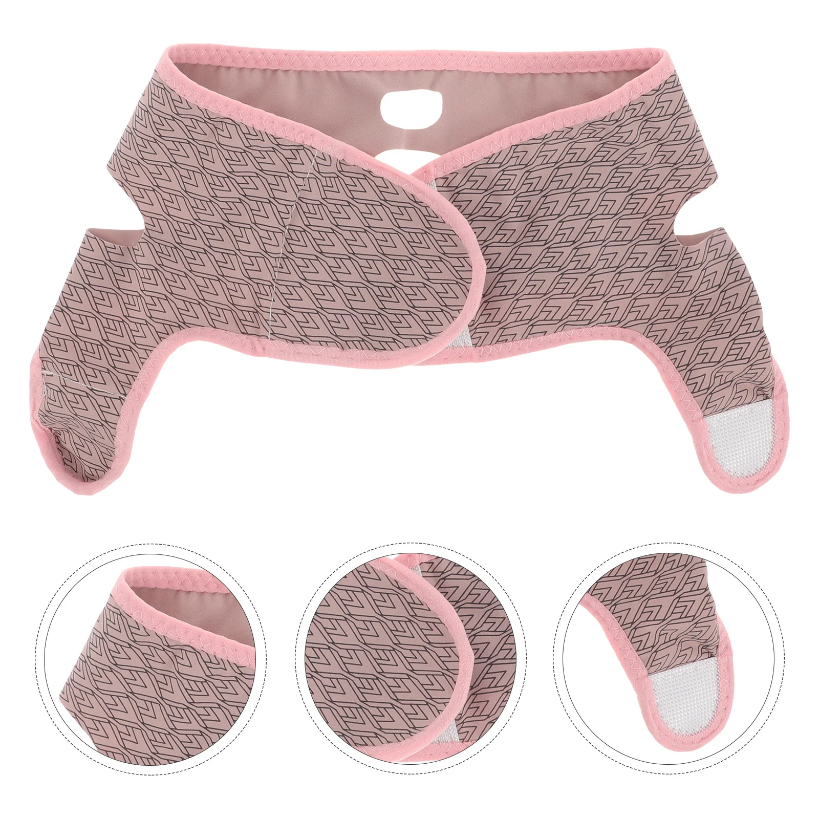 حزام الذقن الأنحيف للوجه للذقن المزدوجة للنساء، حزام رفع الوجه، نسيج ناعم لشد البشرة المترهلة