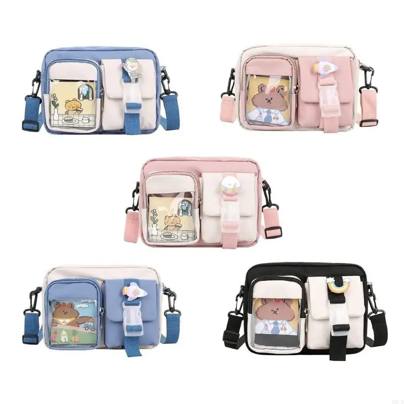 

D0UD Casual Daily Use Crossbody Bag Versatile Cartoon Pattern Bag for Girls & Women