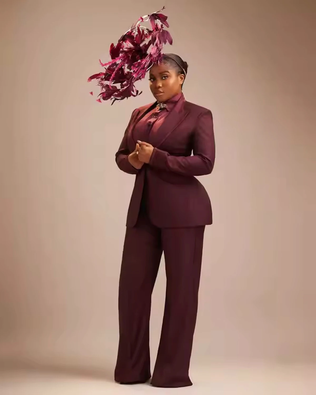 Abiti vintage per la madre della sposa 2 pezzi Abiti blazer tascabili taglie forti Abiti personalizzati per ospiti di nozze Abiti da ballo per feste