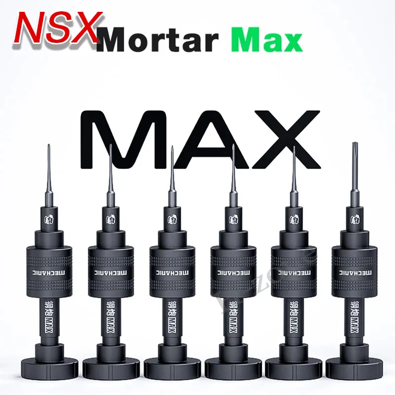 

MECHANIC Mortar Max Multifunctional Disassembly Repair Screwdriver for Phone Tablet Anti-slip Main Board Repair Bolt Driver