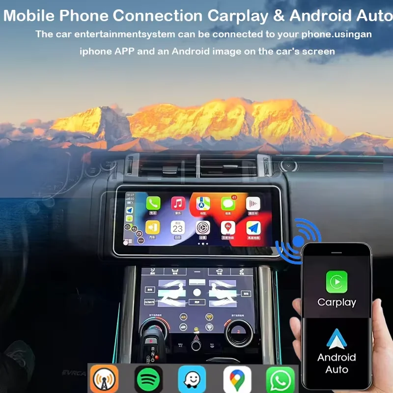 N أندرويد 14 راديو السيارة لسيارة رينج روفر سبورت L494 2013-2017 مشغل ستيريو الوسائط المتعددة نظام تحديد المواقع اللاسلكية Carplay قائمة OEM الأصلية للسيارات #3