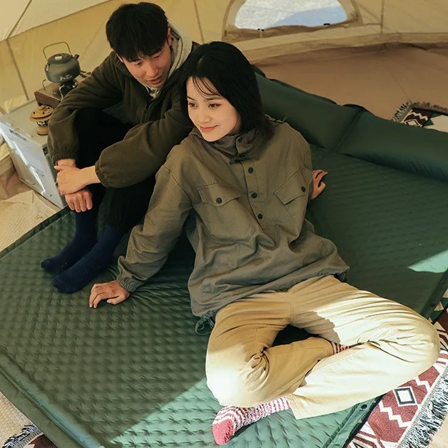 Camping Automatic Air Mattress Outdoor Air Mattress Bed Camping Floor Mat Picnic Mat Tent