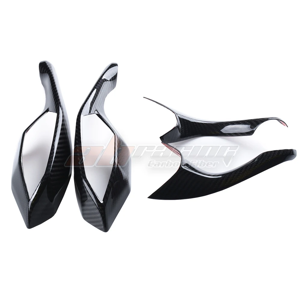 Motorcycle Rearview Mirror Covers Set Fairings For Yamaha YZF-R1 2015+ Full Carbon Fiber 100%