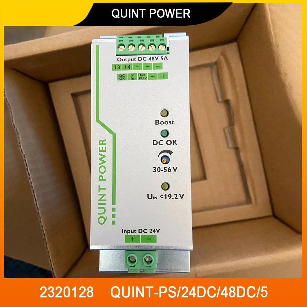 New For Phoenix 2320128 QUINT-PS/24DC/48DC/5 QUINT POWER DC/DC Converter 48VDC/5A