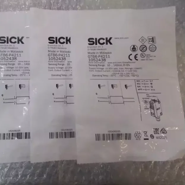 

НОВЫЙ фотоэлектрический датчик Sick GTB6-P4211 1052438 (рефлекторный)