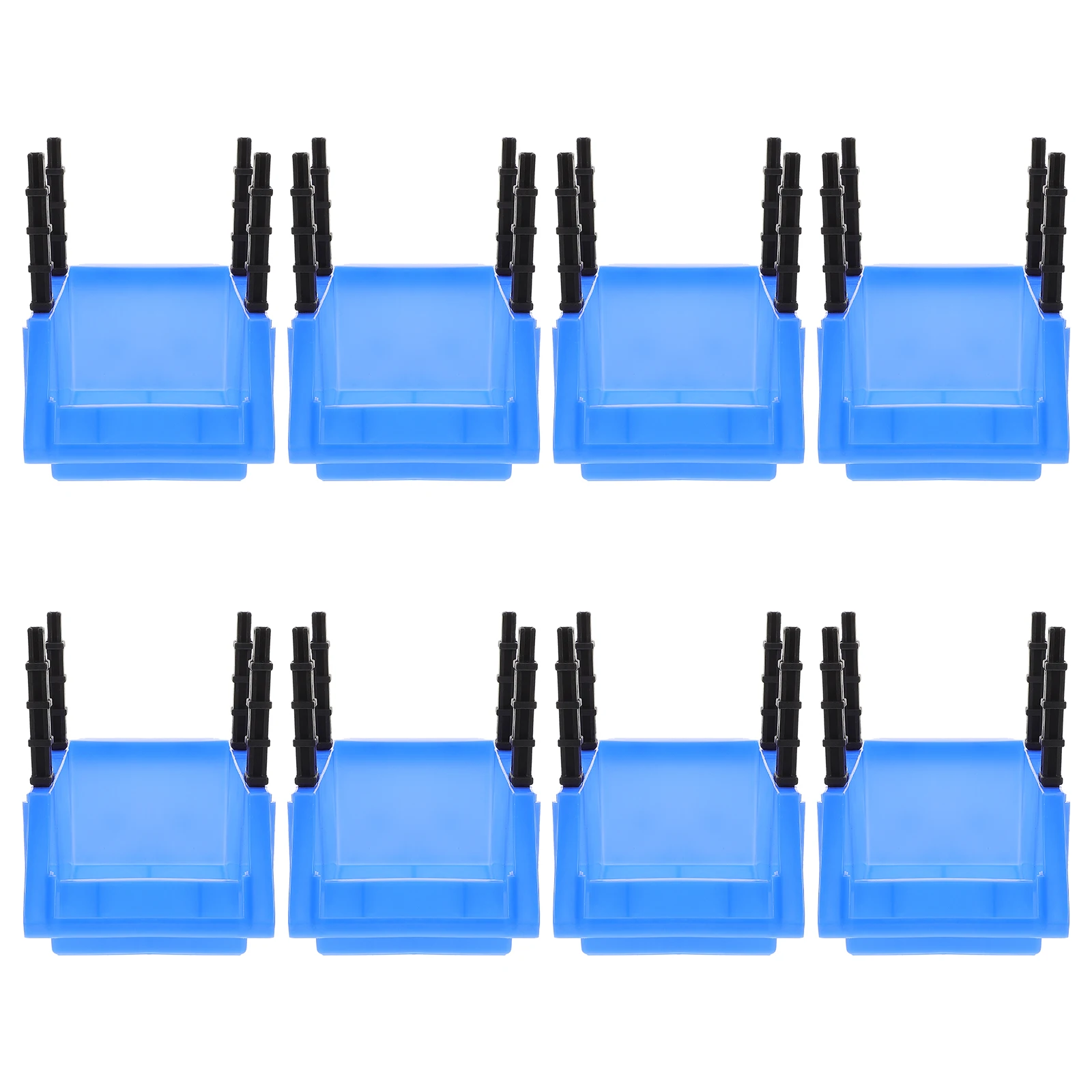 

8 Pcs Part Plastic Screw Box Small Parts Storage Containers Hardware Organizer Boxes