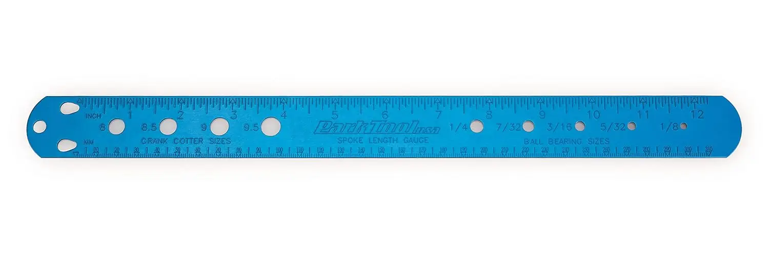 

Bicycle Spoke, Bearing & Cotter Gauge Tool - Quick Sizing for Common Parts