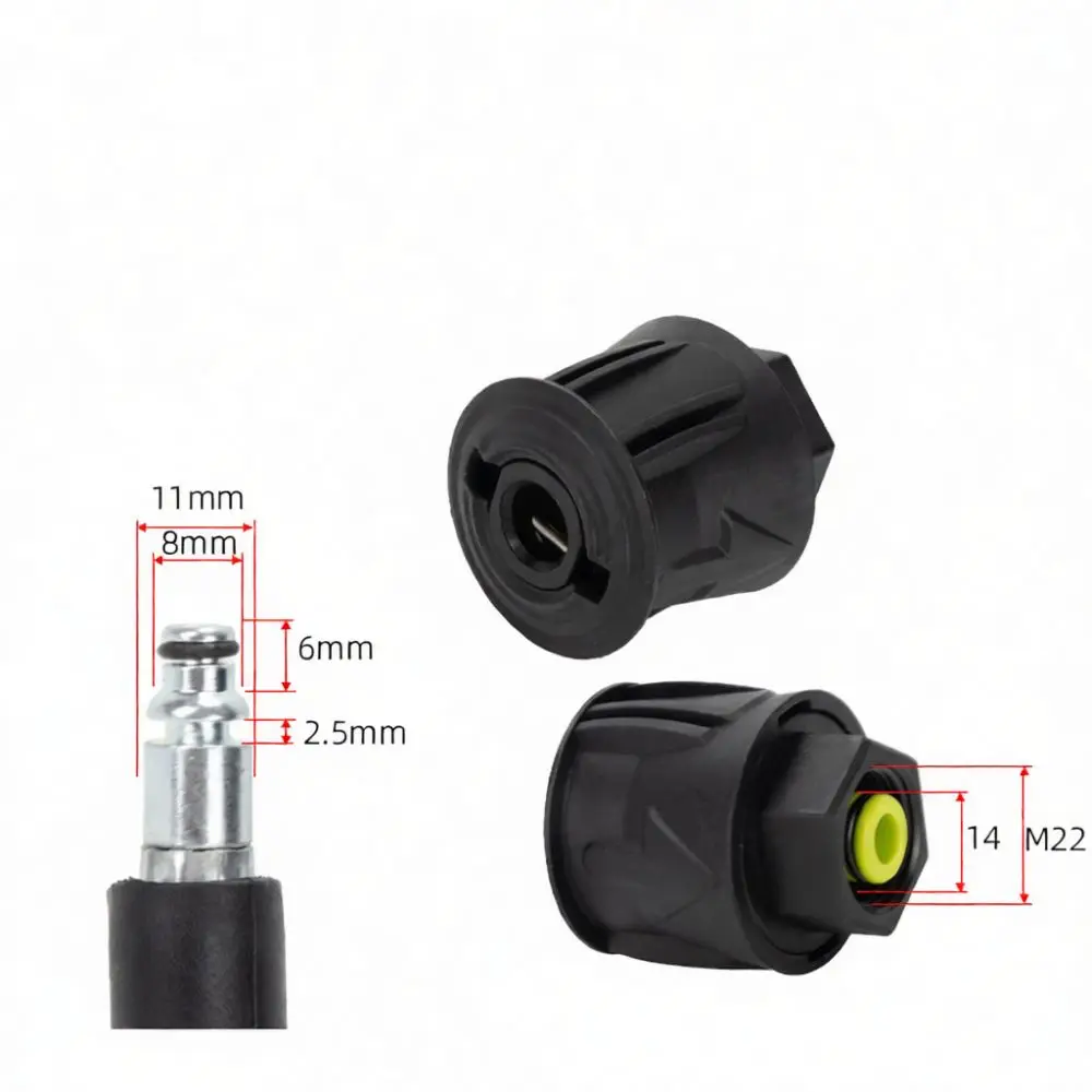 Quick Connect Adapter M22 14mm For High Pressure Washer Hose Karcher Bosch Lavor Nilfisk Elitech Water Pipe Connector