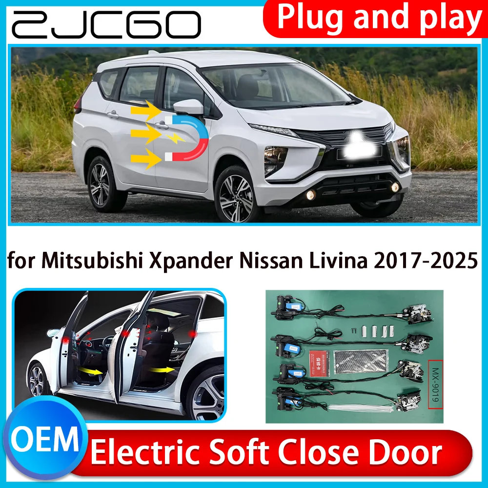 

for Mitsubishi Xpander Nissan Livina 2017-2025 Auto Pull Car Soft Close Kit Door Power Latch Electric Door Catch Soft Closing