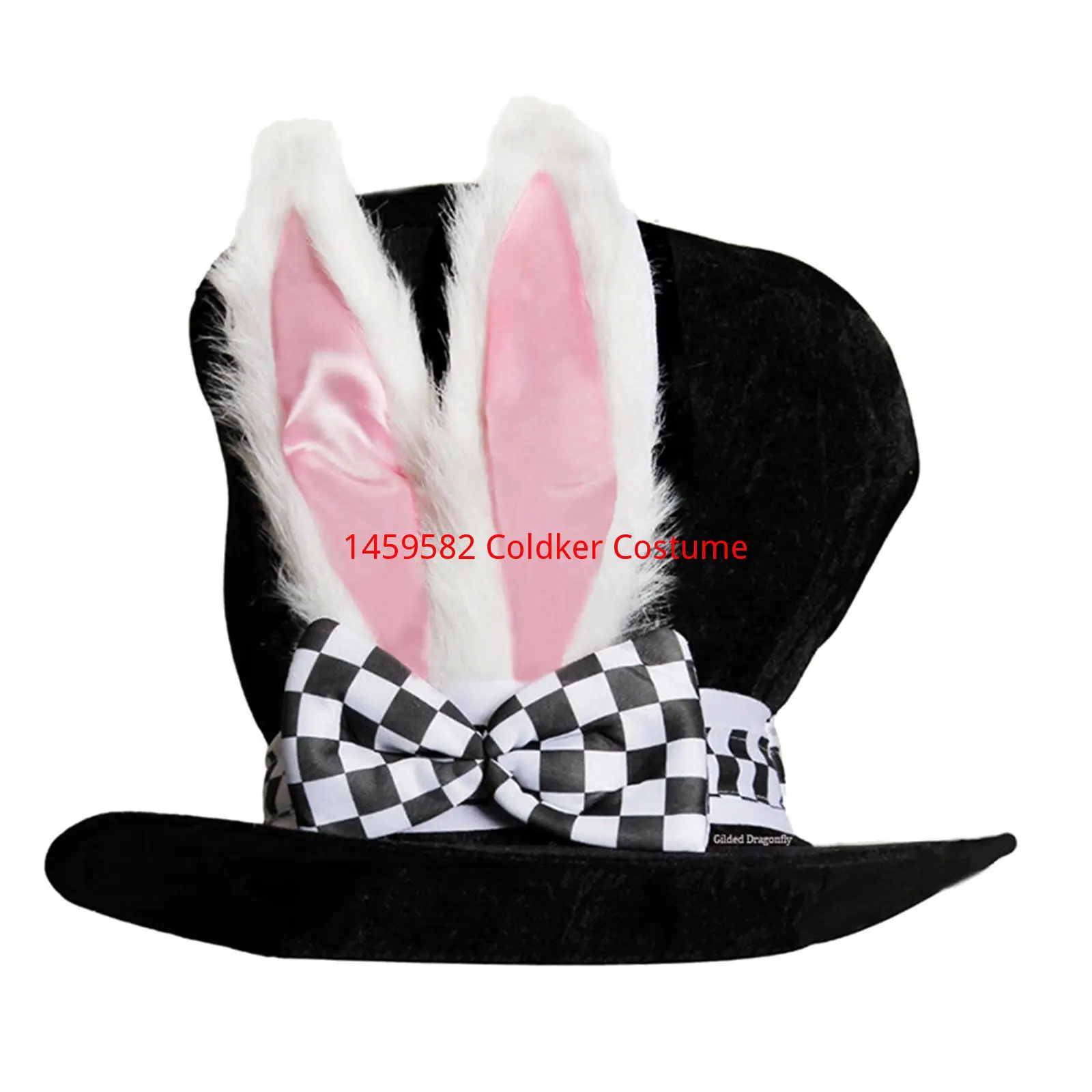 Halloween Black Velvet Bunny Ear Top Hat Fashionable Premium Quality Decorations Costume Holiday Hat Comfortable Cute