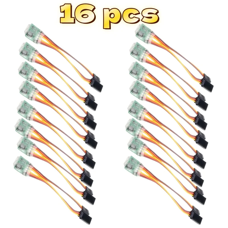 

Signal Reverser For Rc Servo For JR Futaba Aeroplane V-Tail Universal 5~6V Servo 16 pcs