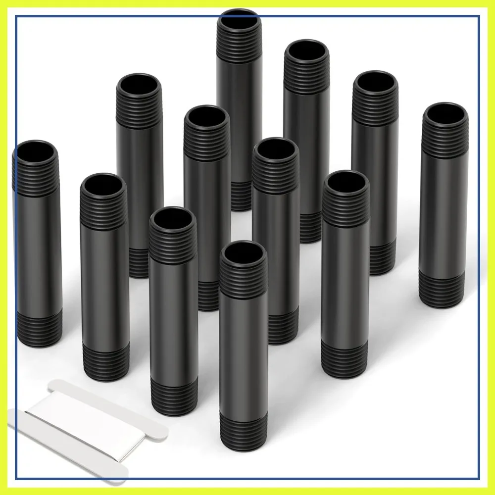 

12Pcs 1/2 Inch MNPT PVC Male Pipe Thread Sprinkler Riser Extension for Lawn Irrigation, Length 3 Inch