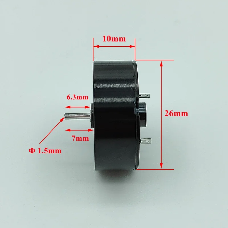 Imagem -02 - Mini Plano Coreless Motor Substituir Metralhadora Tatuagem Micro Tattoo Engine Acessórios de Tatuagem Rotativa 261026 mm 10 mm