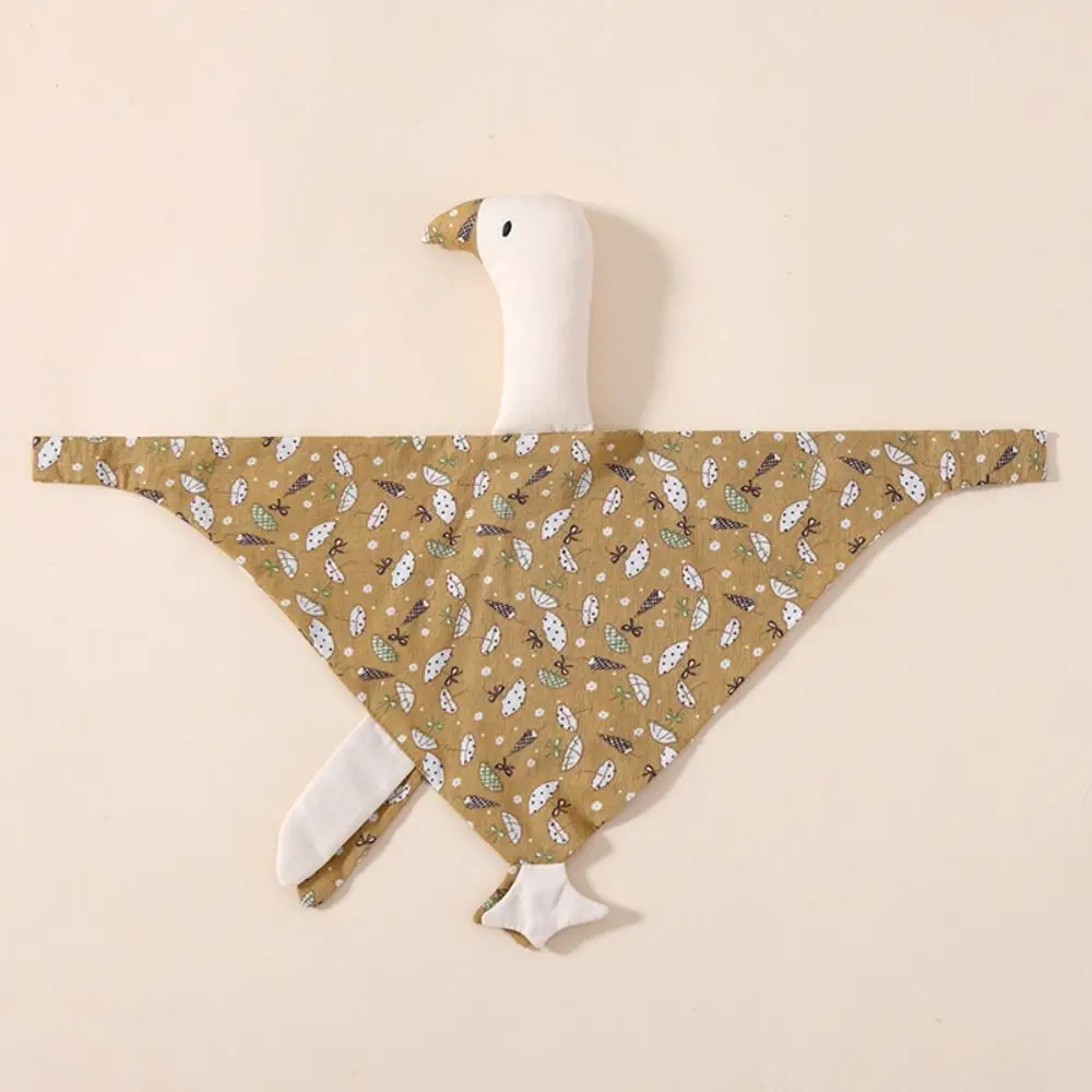 Pure Cotton Goose Baby Sleeping Soothing Pillow Swan Newborn Saliva Towel Interactive Ornaments Gooses Snuggle
