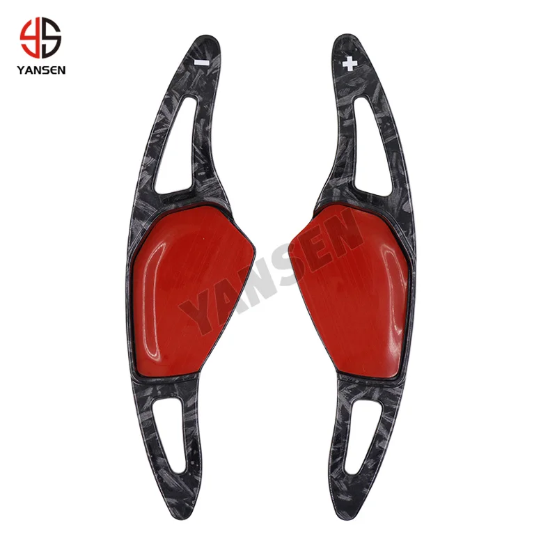 Car Steering Wheel Shift Paddle Extend Shifters Sticker For Skoda 2020 Octavia A8 MK4 ENYAQ IV RS VRS 2021 Karoq Kodiaq