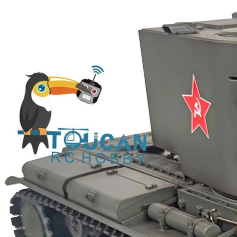 Henglong 1/16 7,0 versión de plástico KV-2 soviético RTR RC tanque Gigant 3949 barril retroceso Control remoto tanque de guerra modelo juguetes para niños