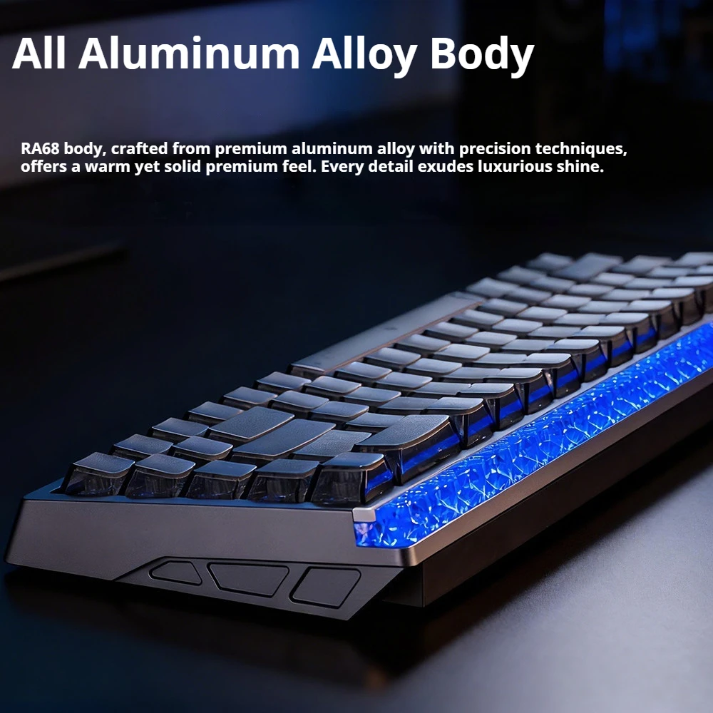IROK RA68 Magnetic Axis Keyboards RT0.001mm 8KHz Polling Rate 0.08