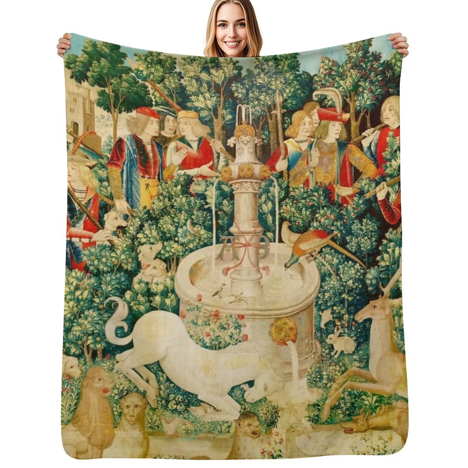 

HD The Unicorn is Found (1495) Throw Blanket Hair Softest Beautifuls Blankets For Sofas Blankets