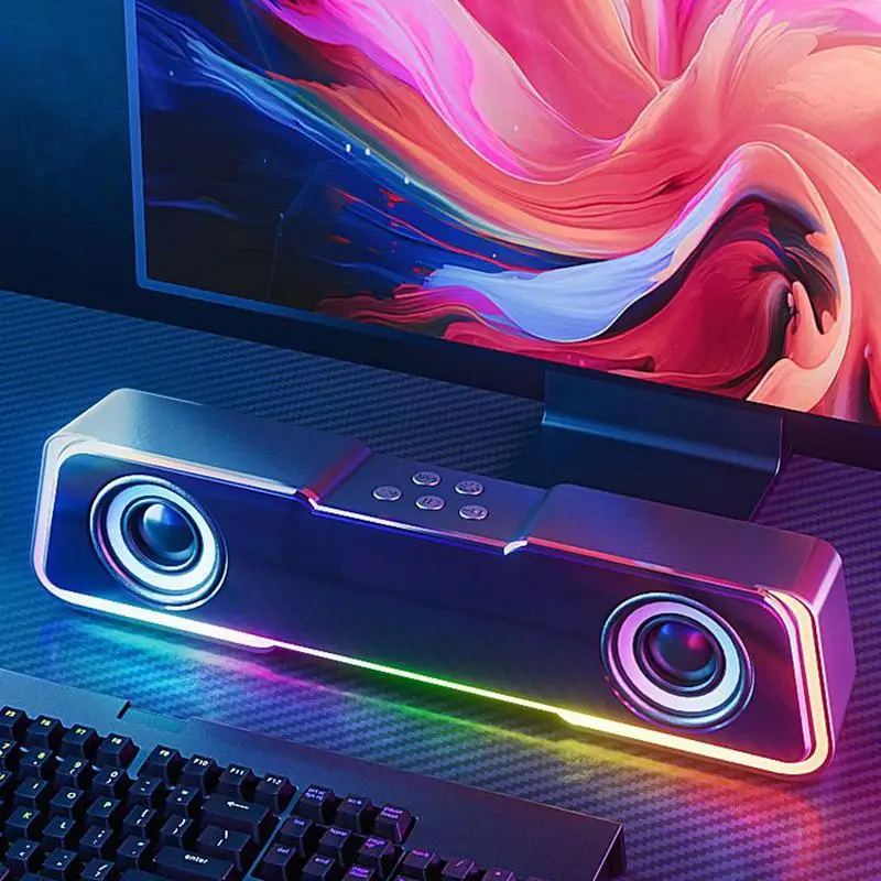 Для общего дорожного динамика, портативный настольный портативный динамик, портативный настольный динамик для домашней вечеринки, уличный настольный светодиодный динамик