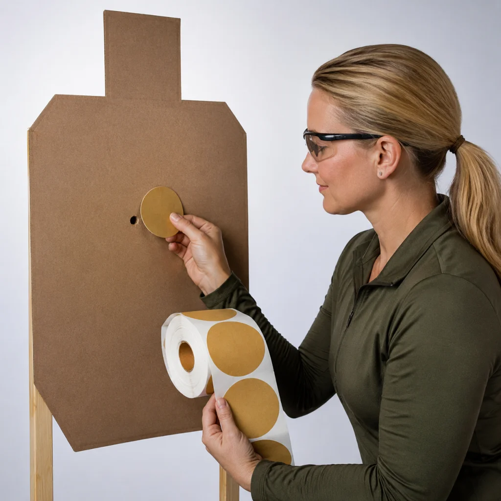 1/1.5/2 inch IDPA IPSC USPSA Shooting Target Repair Stickers Self-Adhesive Target Pasters Practice Training Shooting Labels